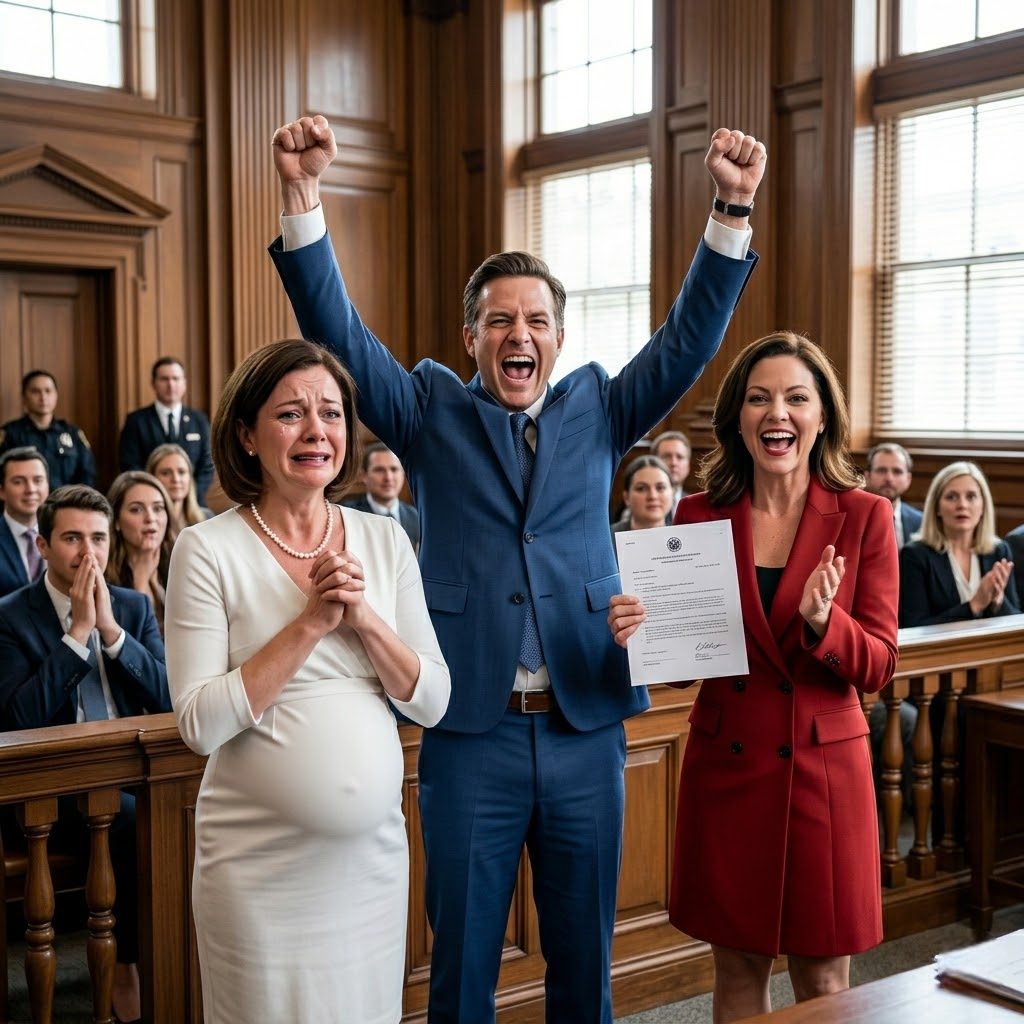 Nyolc hónapos terhes voltam, amikor milliárdos férjem hátradőlt a bíróságon, vigyorogva azt mondta: „Semmivel sem fogsz kijönni, Allison.” A terhességemet gyengeségnek tekintette. Úgy hitte, a házassági szerződés már megpecsételte a sorsomat. De aztán az ügyvédem felállt, és felfedte előttem azt a záradékot, amiről az egész családja remélte, hogy soha nem fogom megtalálni. Ekkor omlott össze az önbizalma… és minden megváltozott. – Hírek