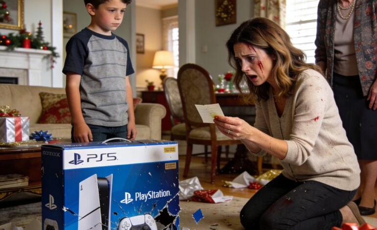 Anyukám odaadta a 8 éves fiamnak a legújabb PlayStationt. De abban a pillanatban, hogy kinyitotta a dobozt, hangtalanul a földre csapta és darabokra törte. „Mit csinálsz?!” – kiáltottam hitetlenkedve. Nem válaszolt. Ehelyett a zsebébe nyúlt, és átnyújtott nekem valamit. „Még mindig tudod ezt mondani… miután ezt láttad?” – kérdezte halkan. Lenéztem – és az egész testem remegni kezdett. – Történet