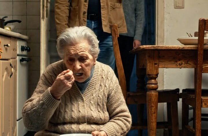 Korán értem haza, csendre számítottam – aztán lefagytam. A 80 éves anyám a hideg padlón ült, és úgy evett, mintha nem tartozna sehova. A menyasszonyom azt mondta, nincs szüksége különleges bánásmódra. „Ő az anyám” – mondtam. De az elfordított tekintete elárulta, hogy ez nem az első alkalom – és túl későn érkeztem.