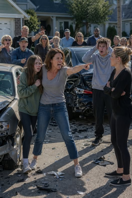 A húgom hagyta, hogy a fia tönkretegye a lányom első autóját. Később a Mercedese fémhulladékká vált.