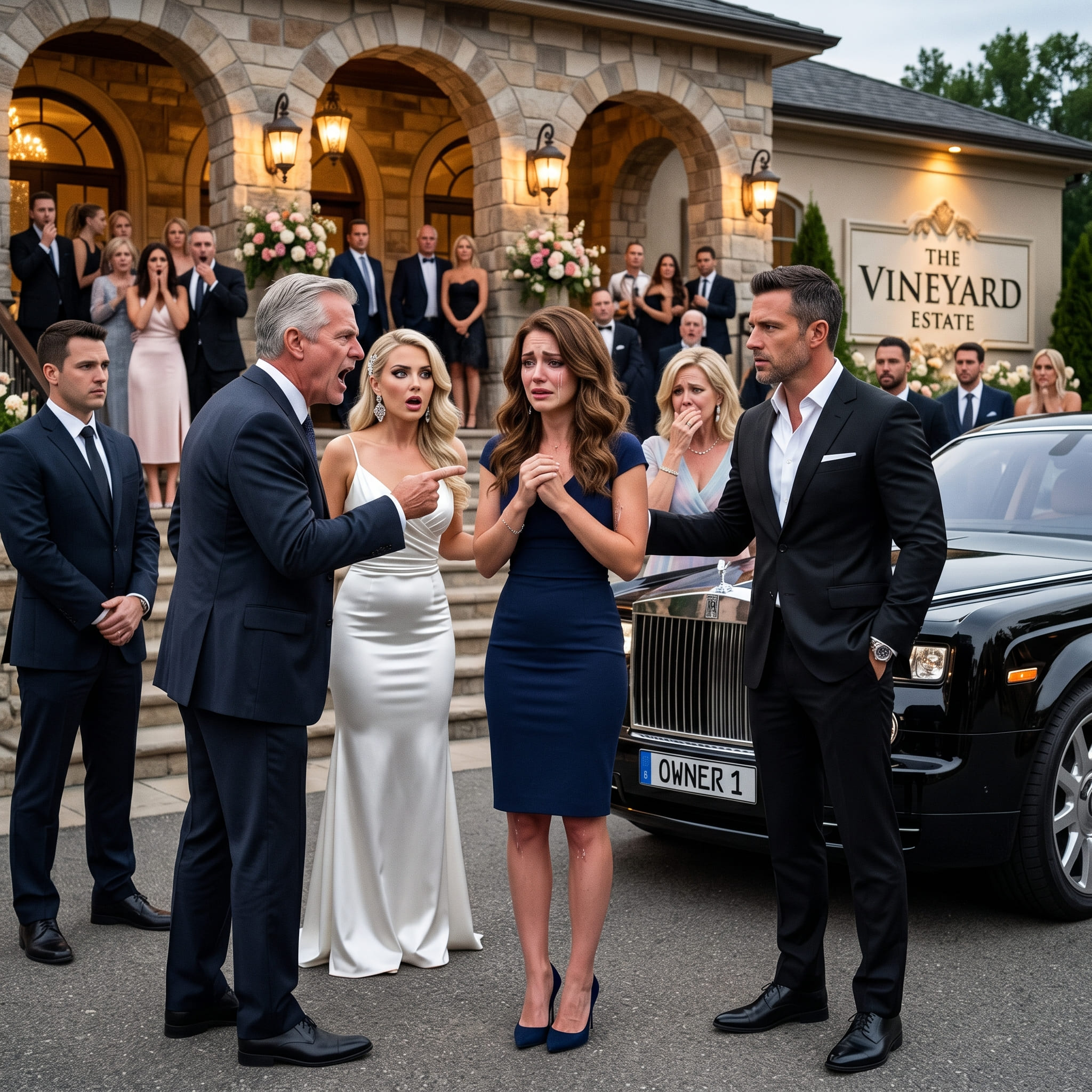 Apám megparancsolta a biztonságiaknak, hogy távolítsanak el a nővérem esküvői próbájáról. Aztán a férjem kiszállt egy Rolls-Royce-ból, és felfedte, hogy én birtoklom a helyszínt. – Royals