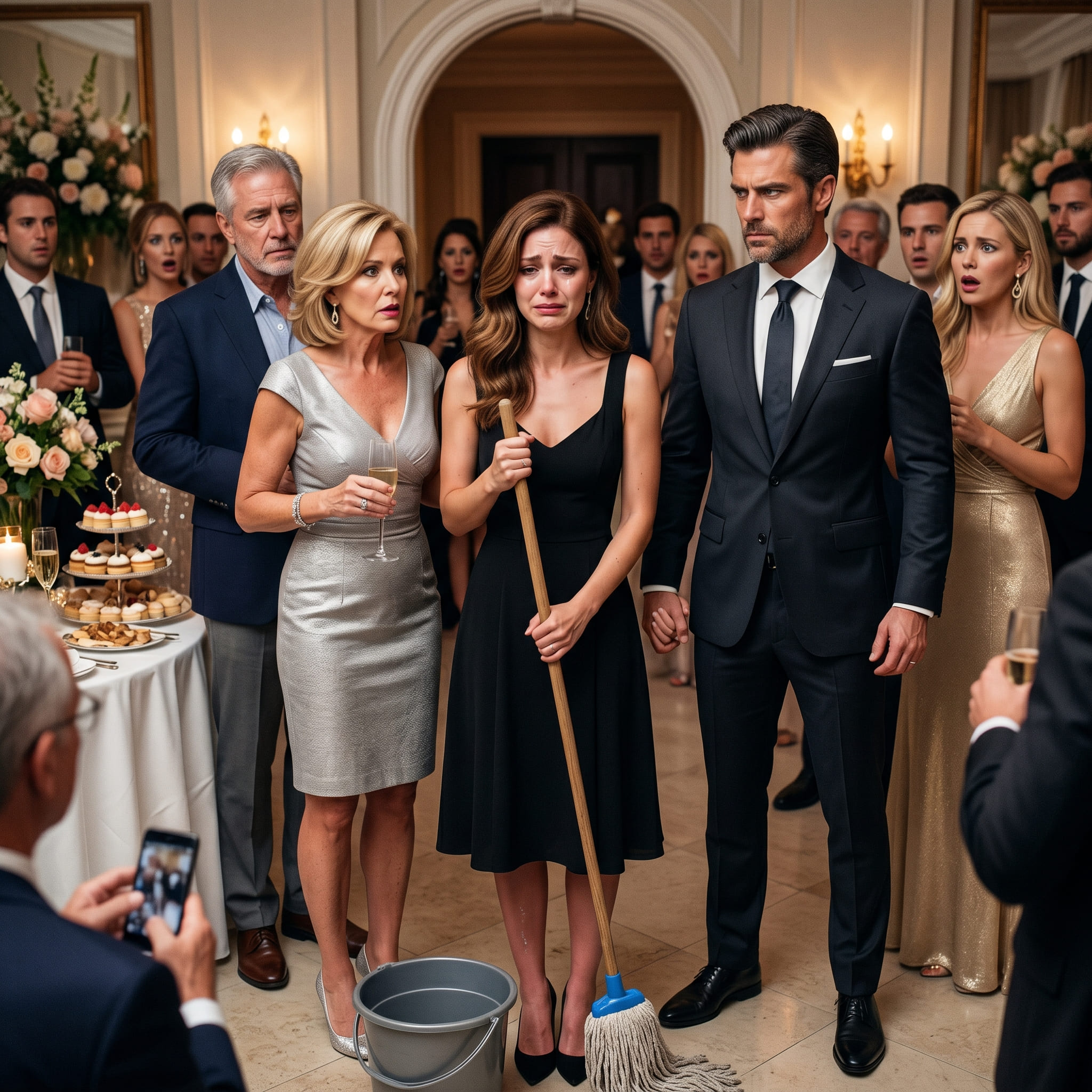 Anyukám adott nekem egy felmosót a nővérem partiján, és azt mondta, hogy azért vagyok ott, hogy felszolgáljak. Aztán belépett a férjem – és mindenki felismerte. – Royals