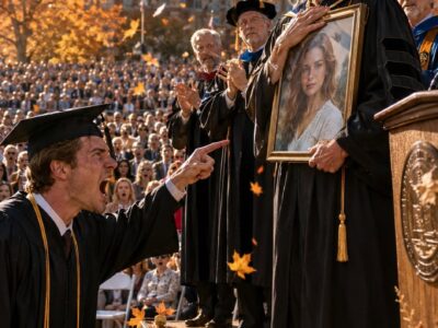 A fiam kitiltott az orvosi egyetemi diplomaosztójáról, azzal az üzenettel, hogy a sebhelyes kezeim és a sántításom zavarba hozná gazdag apósát. 30 évig súroltam a padlót, hogy kifizessem a tandíját. Ennek ellenére megjelentem, csak a leghátsó sorban bújva. De abban a pillanatban, hogy az egyetem rektora bejelentette az „Életmű Hős Díjat”, és a nevemre szólított a színpadon, kiléptem az árnyékból. Ahogy elsántikáltam a sora mellett, fiam arrogáns arckifejezése teljes rémületté változott…