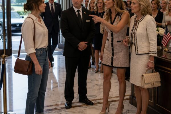 A húgom meghívott egy „családi ebédre” egy connecticuti country klubba, majd vigyorgott, amikor farmerben beléptem, mert sosem említette az öltözködési szabályokat. Anyám azt mondta, úgy nézek ki, mintha nem tartoznék oda, a húgom pedig elmagyarázta, hogy túl kínos vagyok az eljegyzési bulijához, majd megkérte a biztonságiakat, hogy vigyenek ki az oldalsó bejáraton keresztül, mielőtt valaki fontos személy meglátna minket együtt. A márvány előcsarnokban álltam a pénztárcámmal a kezemben és a nyugalmammal, amíg a klubigazgató oda nem jött, és hirtelen idegesebbnek tűnt, mint én.