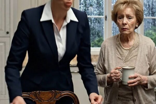 A lányom belépett a lancasteri konyhámba, letette a jogi papírokat a kávéscsészém mellé, és azt mondta: „Kezdj el pakolni, anya. Már eladtam a házadat.” Azt hitte, csak egy 72 éves özvegyasszony vagyok, akinek nincs hová mennie – amíg el nem mondtam neki, hogy a nappaliban várakozó férfi ezért jött…